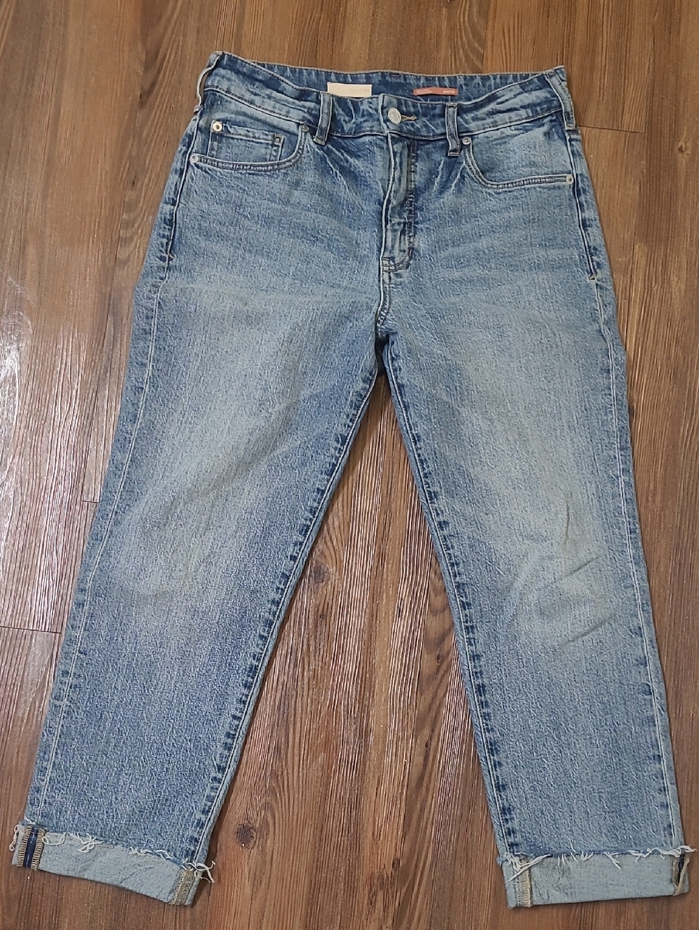 Light Blue Women's Straight Leg Jeans